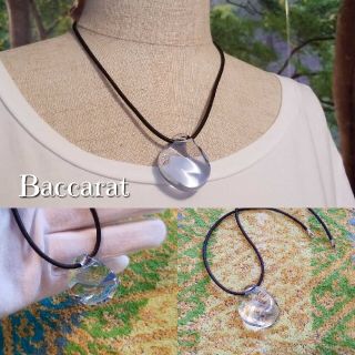 Baccarat - 未使用 レア Baccarat バカラ ネックレス ペンダント ガレ ...