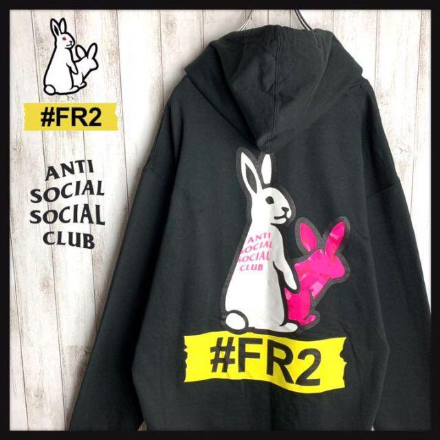 【限定コラボ】FR2×ASSC☆大人気バックプリント パーカー 入手困難 即完売のサムネイル