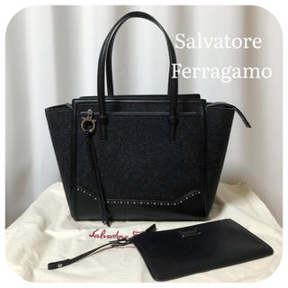 フェラガモ(Ferragamo)のフェラガモ＊バッグ(グッチ、ロエベ、j&m davidson、セリーヌ、シャネル(ハンドバッグ)