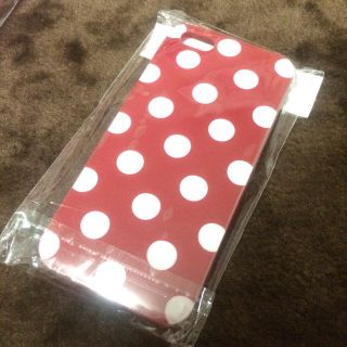 iPhone5S赤水玉新品ケース♡送料込(モバイルケース/カバー)