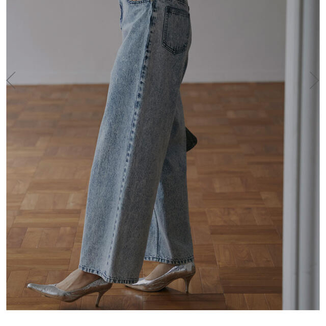 Ameri VINTAGE(アメリヴィンテージ)のameri vintage WIDE CHEMICAL DENIM PANTS レディースのパンツ(デニム/ジーンズ)の商品写真