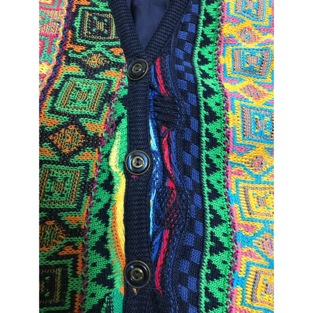 COOGI - SALE coogi マルチカラー ニットカーディガンの通販 by COOGI - SALE coogi マルチカラー ニットカーディガンの通販 by