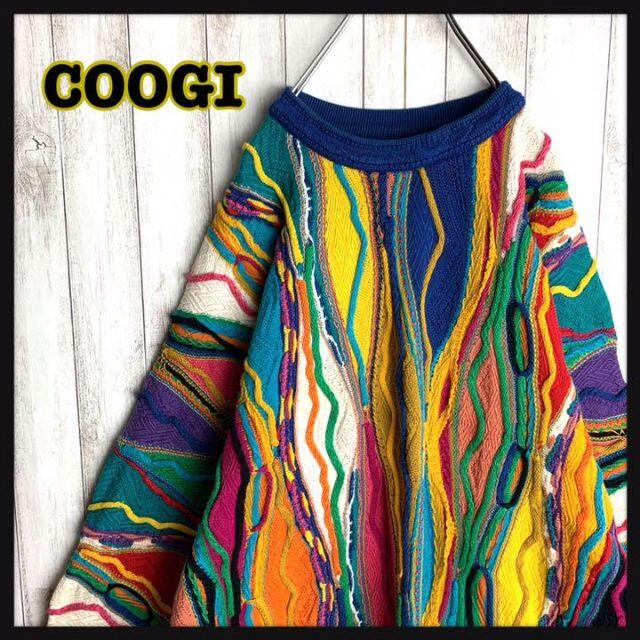 COOGI 3Dニット デザインニット L