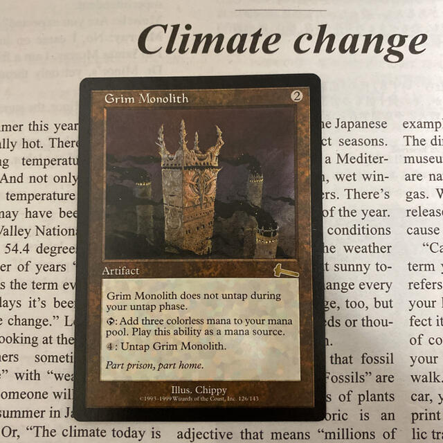 MTG Grim Monolith 厳かなモノリス　英語