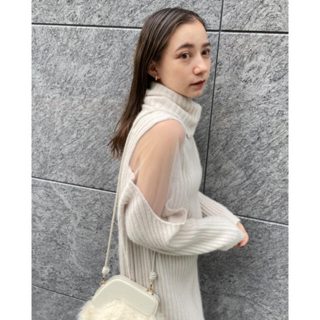 福袋 売れ残り 新品 SNIDEL ONLINE限定 ハイネックミニニットワンピース ワンピース