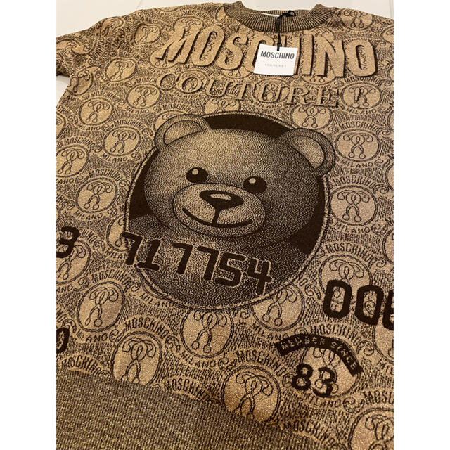 MOSCHINO(モスキーノ)の新品 🧸MOSCHINO🧸 TOYベアラメニット レディースのトップス(ニット/セーター)の商品写真