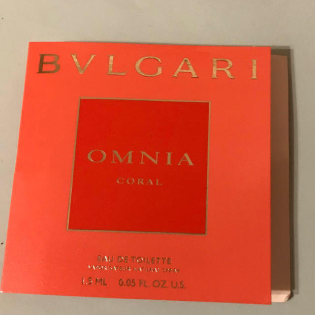 BVLGARI(ブルガリ)のBVLGARI  オムニア コーラル サンプル コスメ/美容の香水(香水(女性用))の商品写真