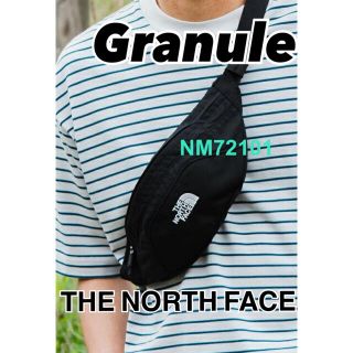 ザノースフェイス(THE NORTH FACE)のブラック★ノースフェイス ★グラニュール ウエストポーチ NM72101(ボディーバッグ)