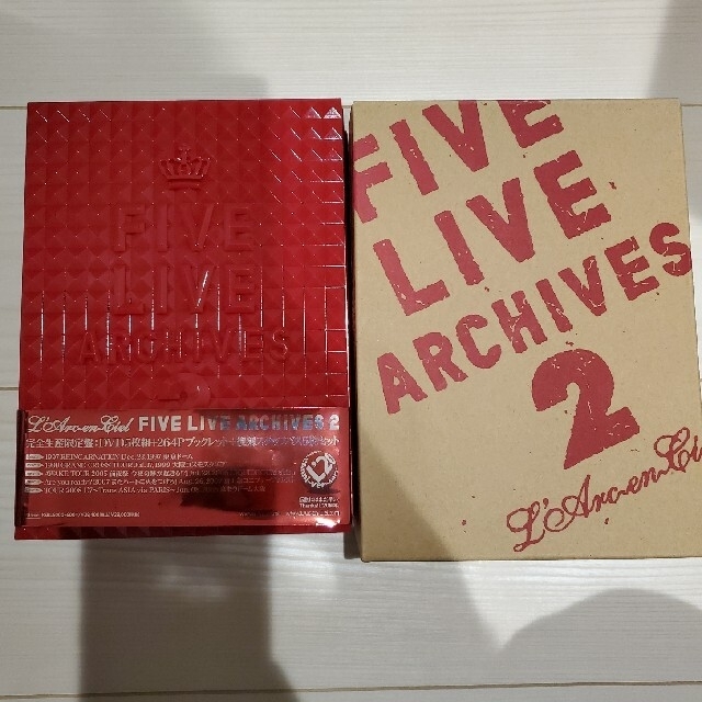 FIVE LIVE ARCHIVES 2 DVDラルクアンシエル