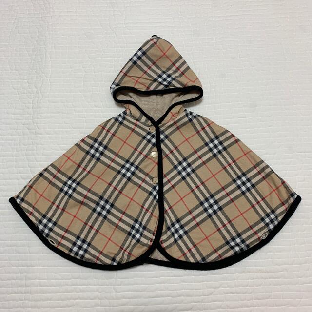 BURBERRY(バーバリー)の★KZ様専用★バーバリー  ケープ　マント キッズ/ベビー/マタニティのベビー服(~85cm)(ジャケット/コート)の商品写真