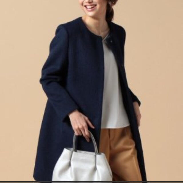 ANAYI(アナイ)のアナイ　アルパカ混　コート レディースのジャケット/アウター(ロングコート)の商品写真