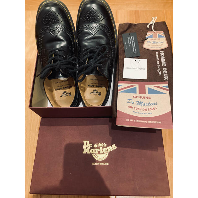 Dr.Martens × GARCONS UK9 27.5cm ウィングチップ