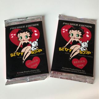 ベティちゃん　Betty boop トレカカード　2パック