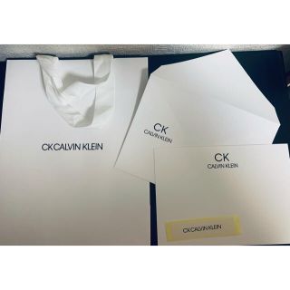 シーケーカルバンクライン(ck Calvin Klein)のCKCALVIN KLEINショップ袋ショッパー【レターセット付】(ショップ袋)