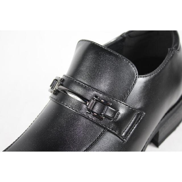 RICHARDSTEP 7cmupビジネスシューズ ビット 黒 24.5cm メンズの靴/シューズ(ドレス/ビジネス)の商品写真