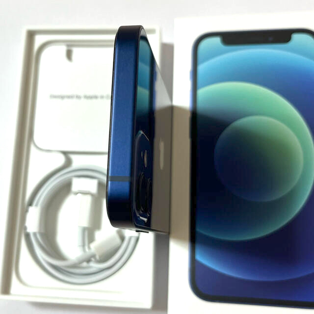 iPhone(アイフォーン)のiPhone12 mini ブルー 128GB SIMフリー スマホ/家電/カメラのスマートフォン/携帯電話(携帯電話本体)の商品写真