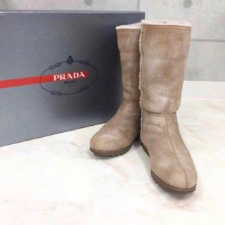 プラダ(PRADA)のPRADA プラダ ★ ムートン ブーツ(ブーツ)