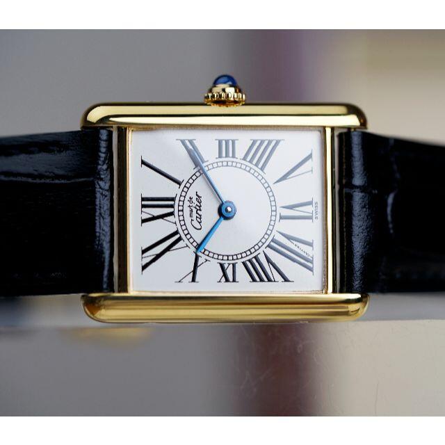 美品 カルティエ マスト タンク オパラン ローマン LM Cartier