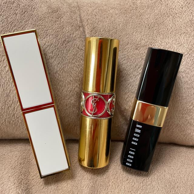 Yves Saint Laurent Beaute(イヴサンローランボーテ)の【星野様お取り置き専用】デパコス　まとめ売り　リップ　３本セット コスメ/美容のベースメイク/化粧品(口紅)の商品写真