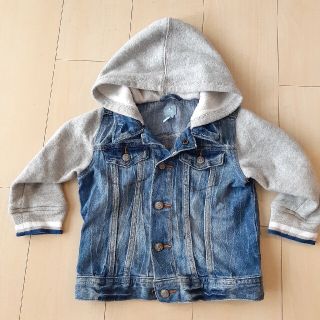 ベビーギャップ(babyGAP)のGAP　ギャップ　パーカー　アウター　デニム(ジャケット/上着)