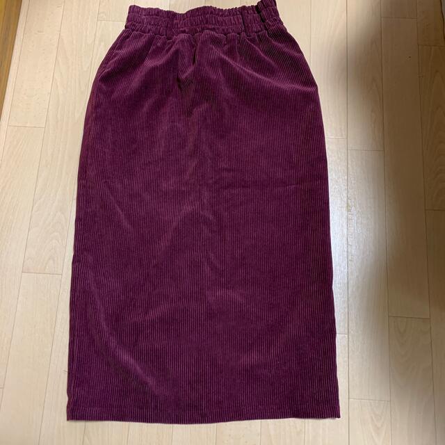 AS KNOW AS(アズノウアズ)のアズノーアズのコーデュロイのスカート レディースのスカート(ロングスカート)の商品写真