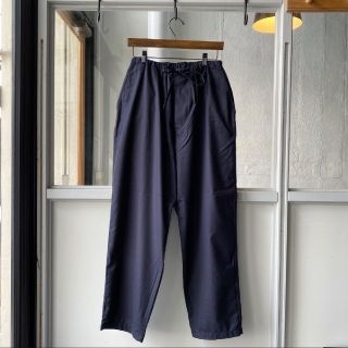 コモリ(COMOLI)の21aw comoli ウールフラノドローストリングパンツ(スラックス)