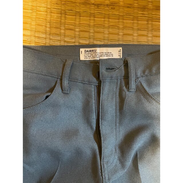 SUNSEA(サンシー)の売り切り価格　dairiku スタプレ20aw テールブルー メンズのパンツ(スラックス)の商品写真