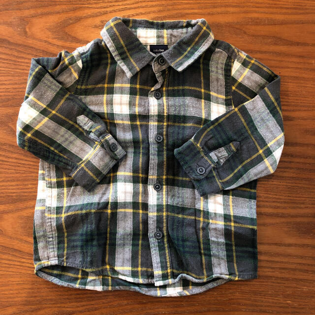 babyGAP(ベビーギャップ)のBaby GAP♡H&M 長袖シャツ　カーディガン　3点 キッズ/ベビー/マタニティのベビー服(~85cm)(シャツ/カットソー)の商品写真