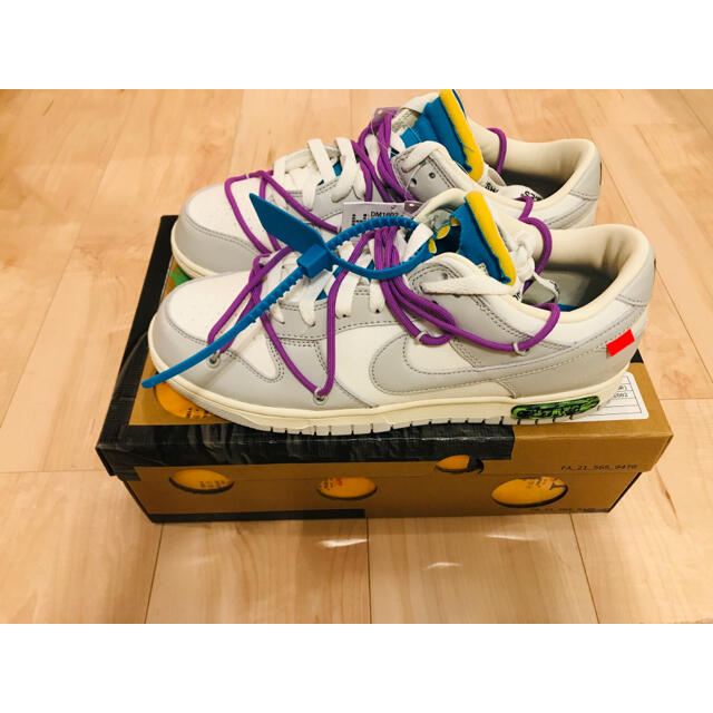 OFF-WHITE × NIKE DUNK LOW 1 OF 50 "47"靴/シューズ
