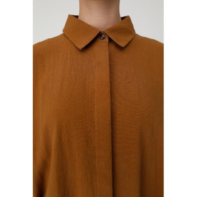 moussy(マウジー)のmoussy CREPE SHIRTドレス レディースのワンピース(ロングワンピース/マキシワンピース)の商品写真