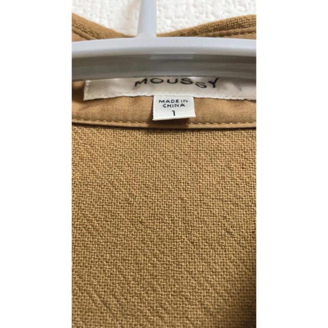 moussy(マウジー)のmoussy CREPE SHIRTドレス レディースのワンピース(ロングワンピース/マキシワンピース)の商品写真