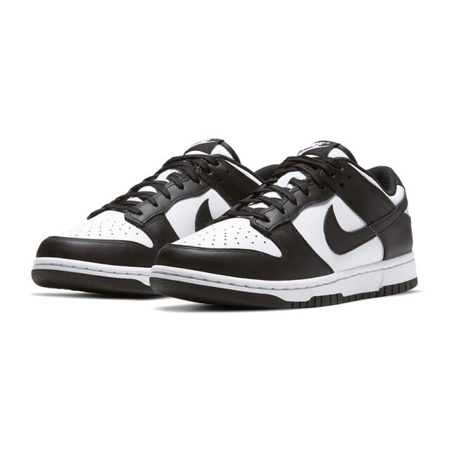 NIKE WMNS DUNK LOW WHITE/BLACK/パンダ23.5cm