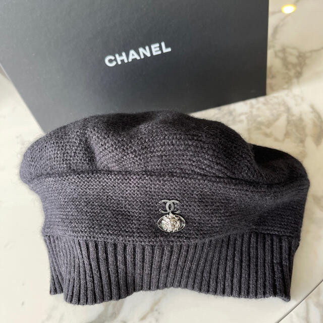 CHANEL - 超レア♡シャネルニットベレー帽♡の通販 by rich｜シャネル