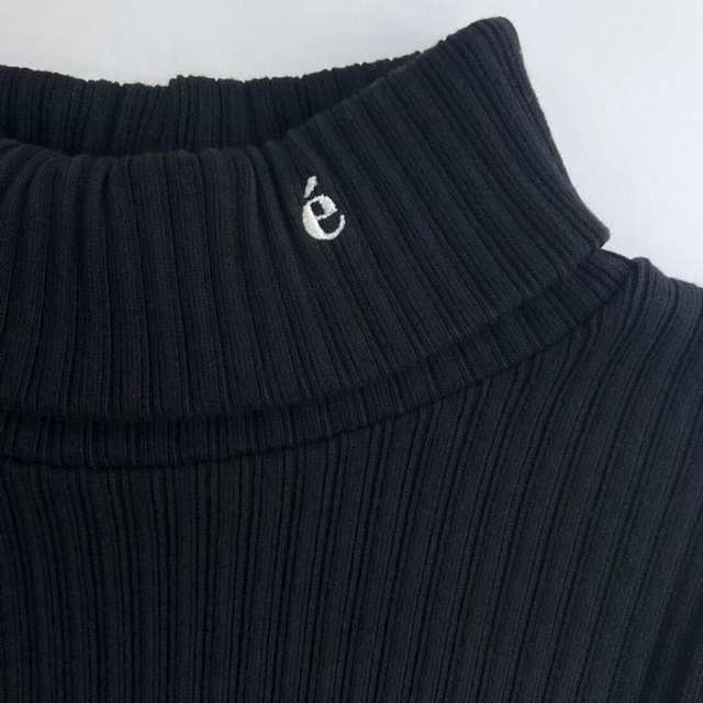 epine é embroidery rib knit high neck レディースのトップス(ニット/セーター)の商品写真