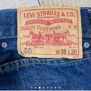 リーバイス(Levi's)のリーバイス　501XX 38 復刻　ビッグE(デニム/ジーンズ)