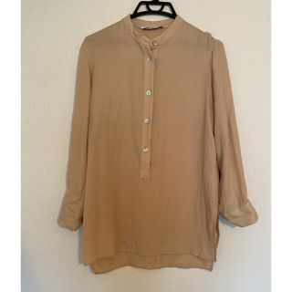 ザラ(ZARA)のzara  コントラストボタン付きブラウス　XS(シャツ/ブラウス(長袖/七分))