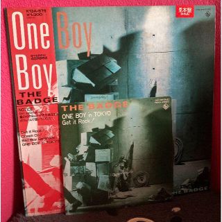 THE BADGE ザ・バッヂ『ONE BOY in TOKYO』2枚セット(ポップス/ロック(邦楽))