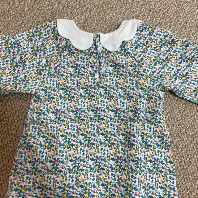 PETIT BATEAU(プチバトー)のpetit Bateru★プチバトー★スカラップトップス キッズ/ベビー/マタニティのキッズ服女の子用(90cm~)(Tシャツ/カットソー)の商品写真