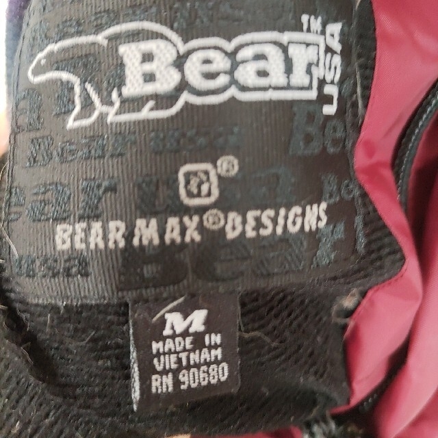 Bear USA(ベアー)の中古品　Bear USA　ダウンジャンパー表記M（L.XL向け） メンズのジャケット/アウター(ナイロンジャケット)の商品写真