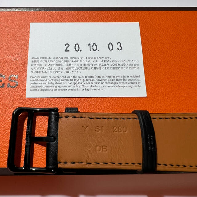 Hermes(エルメス)の☆アップルウォッチ☆エルメス☆二重巻き☆44mm☆バンド☆ストラップ☆ スマホ/家電/カメラのスマホアクセサリー(その他)の商品写真