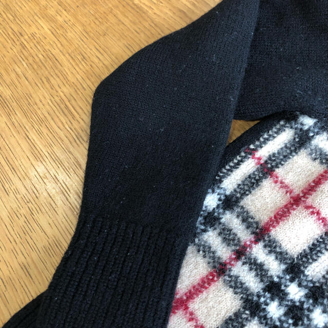 BURBERRY(バーバリー)のバーバリーキッズ　ニットカーディガン130サイズ キッズ/ベビー/マタニティのキッズ服女の子用(90cm~)(カーディガン)の商品写真