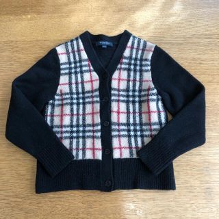 バーバリー(BURBERRY)のバーバリーキッズ　ニットカーディガン130サイズ(カーディガン)