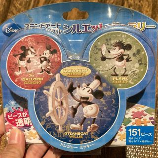 ディズニー(Disney)のbaiya ディズニー　パズル　透明　151ピース　トレジャーミッキー　新品(その他)