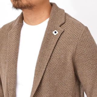 【極美品】ラルディーニ アルパカニットジャケット S ブラウン