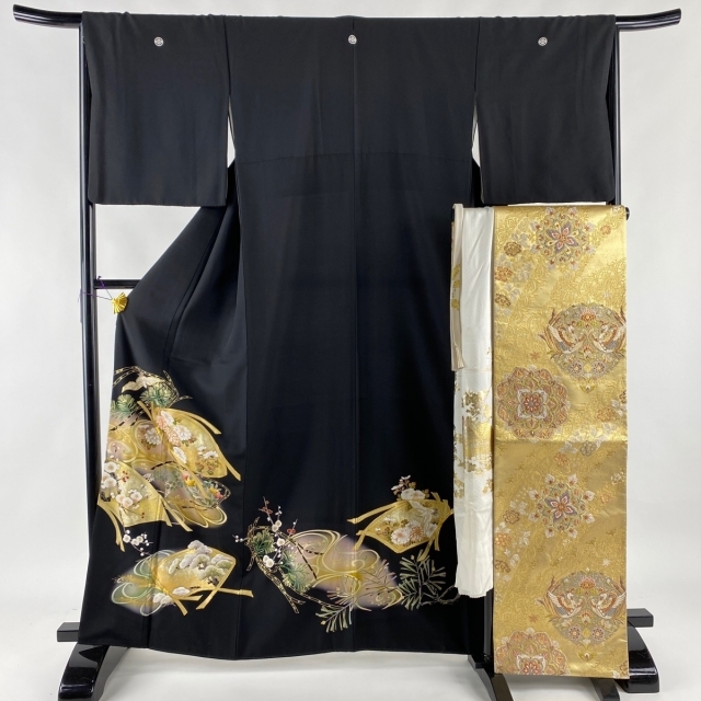 黒留袖 美品 秀品 身丈163cm 裄丈67.5cm 正絹