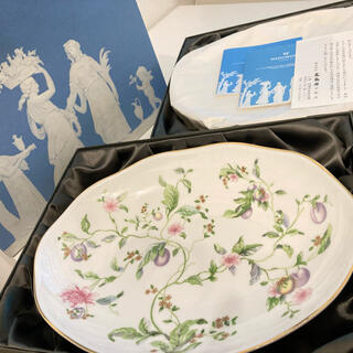 ウェッジウッド(WEDGWOOD)の新品　2枚　ウェッジウッド スゥィートプラム オーバル(食器)