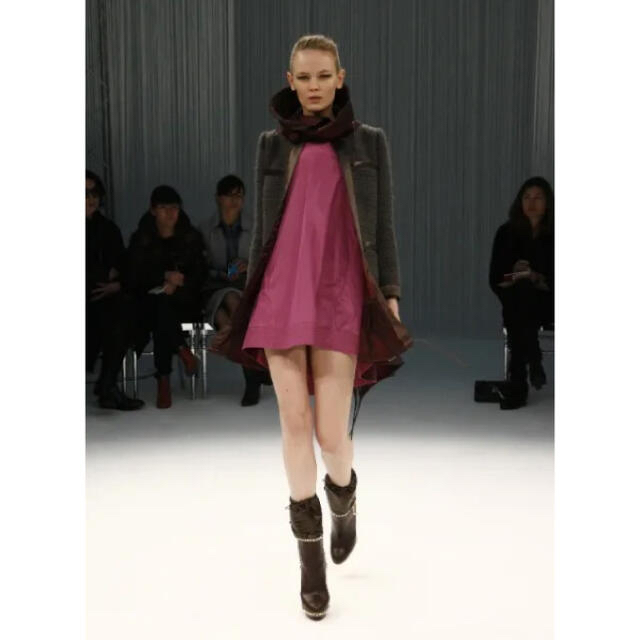 sacai(サカイ)の送料込☆sacai 2011-12aw モッズコート風ノーカラージャケットコート レディースのジャケット/アウター(モッズコート)の商品写真