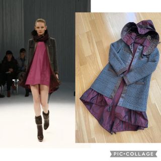 サカイ(sacai)の送料込☆sacai 2011-12aw モッズコート風ノーカラージャケットコート(モッズコート)