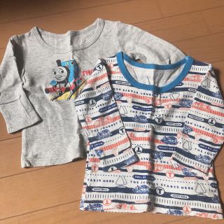 90センチ　トーマス　インナー長袖シャツセット(Tシャツ/カットソー)