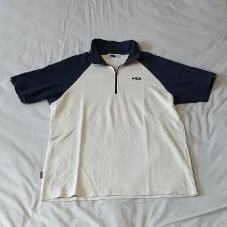 フィラ(FILA)のFILA　ポロシャツ　ハーフジップ（ベージュ）　M(ウェア)